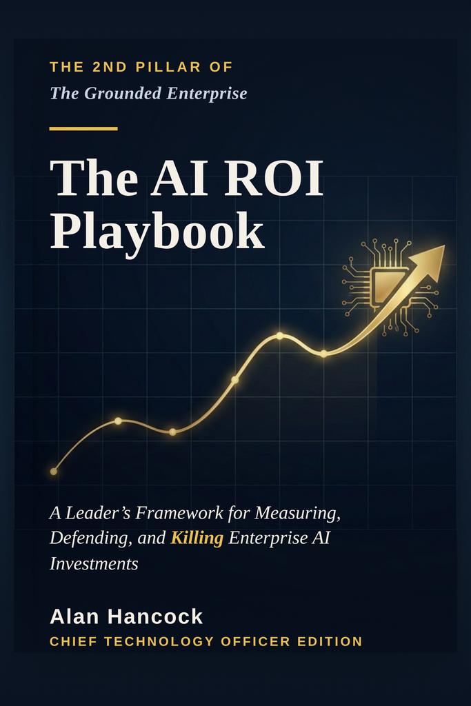 The AI ROI Playbook by Alan Hancock — book cover